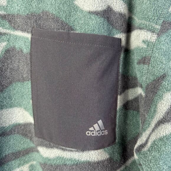 Adidas Mens Texture Printed Camo Golf Crewneck Sweatshirt Size Small - Picture 4 of 10